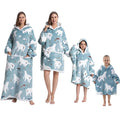 China Home Textile Custom Hooded Wearable Sweatshirt Flannel Sherpa Oversize Blanket Hoodie