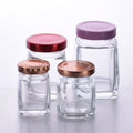 Food Grade 25ml Mini Jam Food Canned Glass Jar 50ml 75ml Empty Glass Edible Bird Nest Packaging Canning Honey Jar with Cap