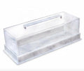 Marble Lucite Cake Dome Box Gifts Factory Custom Acrylic Bread Box Present Judaica Lucite Candy Box Acrylic Cookies Dome case