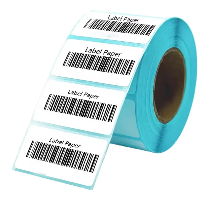 Free Sample Customized Adhesive Thermal Label 30*20mm/100*100mm/100*150mm Waterproof Waybill Sticker Paper Thermal Supermarket