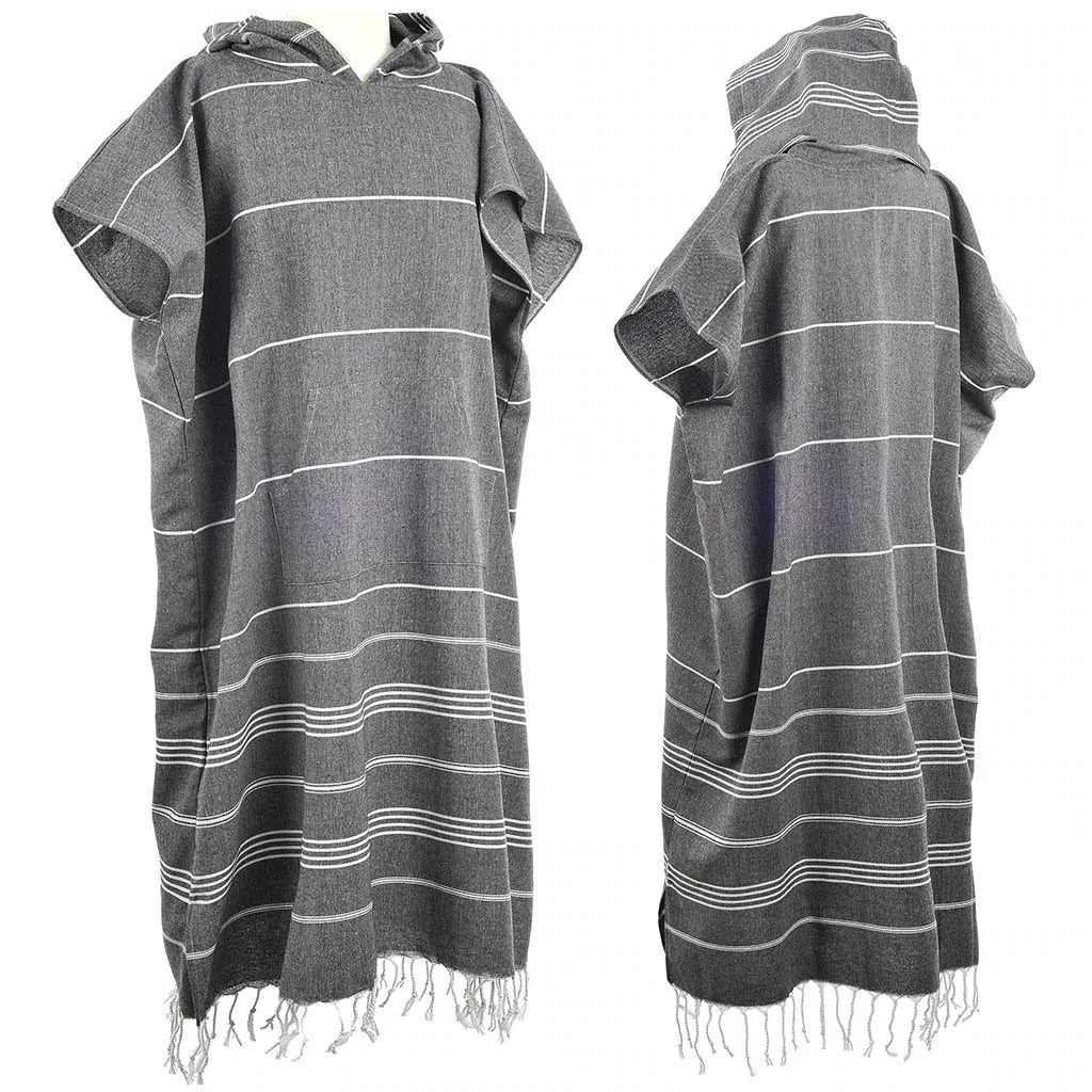 100% Cotton Swimming Poncho Hooded Turkish Beach Towel