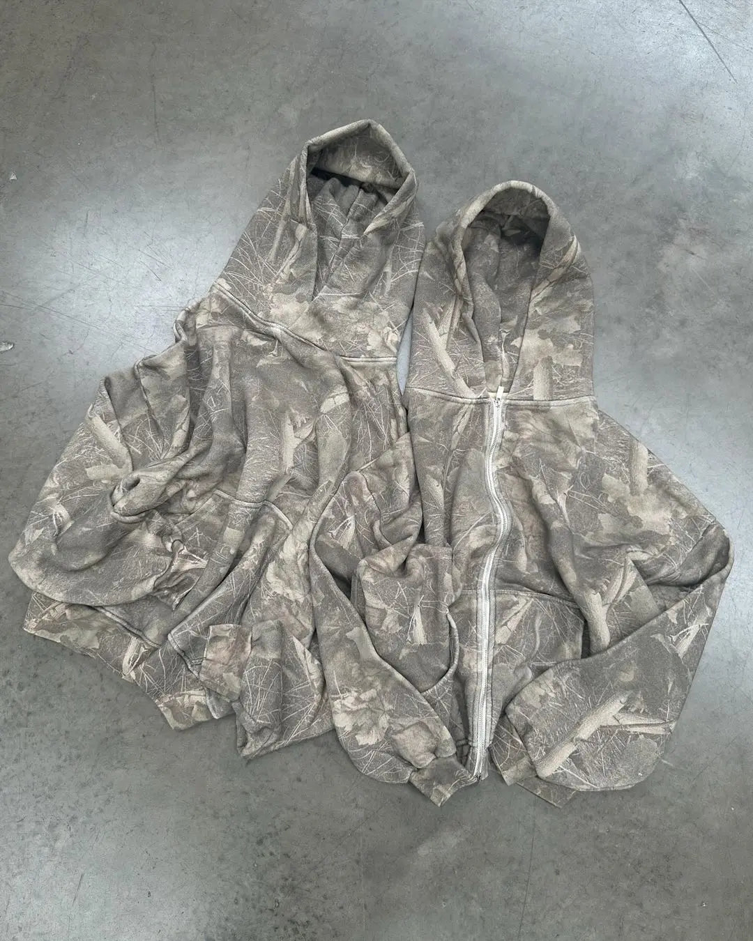 Custom Pullover Boxy Polyester Cotton Dtg Print Heavy Weight Hunting Camouflage Hoody Cloth Real Tree Camo Hoodie for Men
