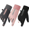 Windproof Wrist Velvet Touch Screen Gloves Winter Knit Warmer Touch Running Mittens Gloves