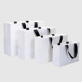 Top Quality White Black Highest Thick Style Paper Gift Bag Kraft Paper Candy Box With Handle Wedding Birthday Party Gift Package