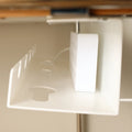 Plastic Under Desk Cable Management Save Space Desk Wire Rack for Office Desk Home Wire Tray Rack Office Cable Management