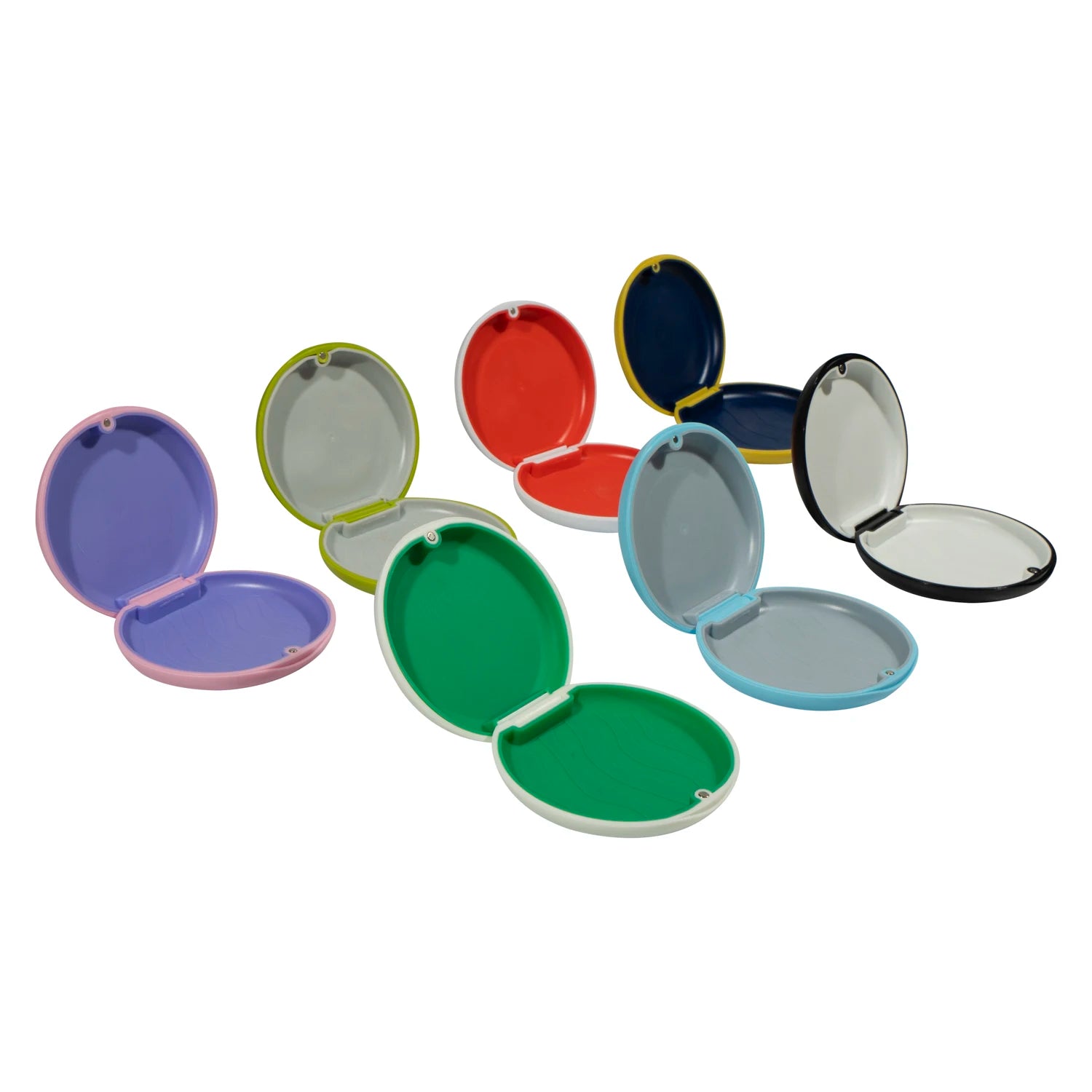 Oral Therapy Accessories Invisible Braces Aligner Box / Waterproof Silicone Plastic Orthodontic Denture Retainer Case