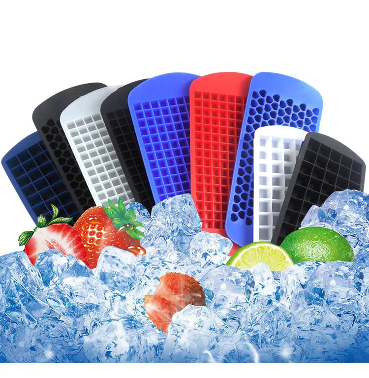 160 Pcs Small Ice Cube Tray  Useful Easy to Demould Silicone Ice Block Mold