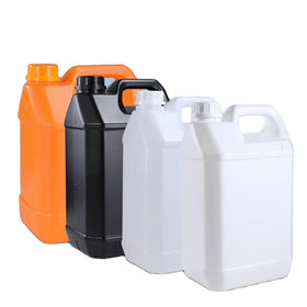 4L Square Empty Plastic Bucket With Lid Cooking Oil Liquid Condiments Package Barrel