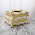 New Arrived Stock European Home Decoration  Car Plastic Facial Tissue Box Holder Storage Cover Luxury