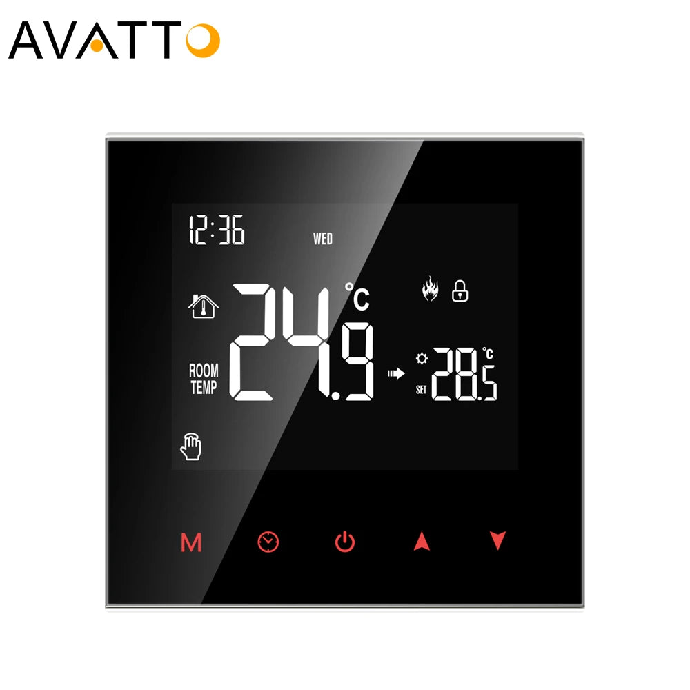 Discounts Avatto LCD Display Home Thermostat Electric Water Gas Boiler Underfloor Heating Digital Thermostat