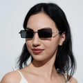 STORY T223 Fashion Vintage Small Square Sunglasses Women Men 2021 New 90s Retro Trendy Gradient Lens Metal Rectangle Sun Glasses