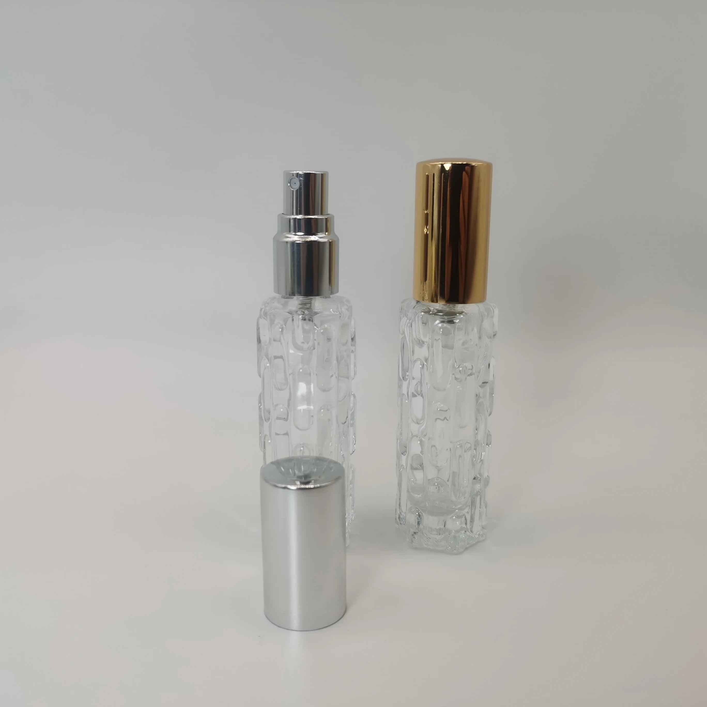 Unique Bulk 10ml Glass Empty Perfume Bottles Pump Sprayer Refillable Carton Packing Screen Printing OEM/ODM Supported Cosmetics