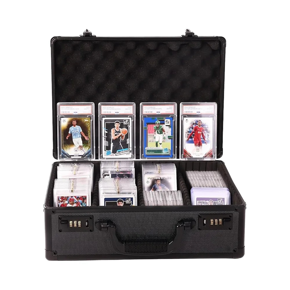 OEM Customizable Durable Graded Card Storage Box 4-Slot Sports Trading Case for BGS FGS & SGC Baseball Card Storage Solution