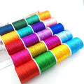 Thick 1.5mm 100 Meter Strong Polyester Cord Line Nylon Cords Bracelets String Chinese Knot Cord Silk JewelLery