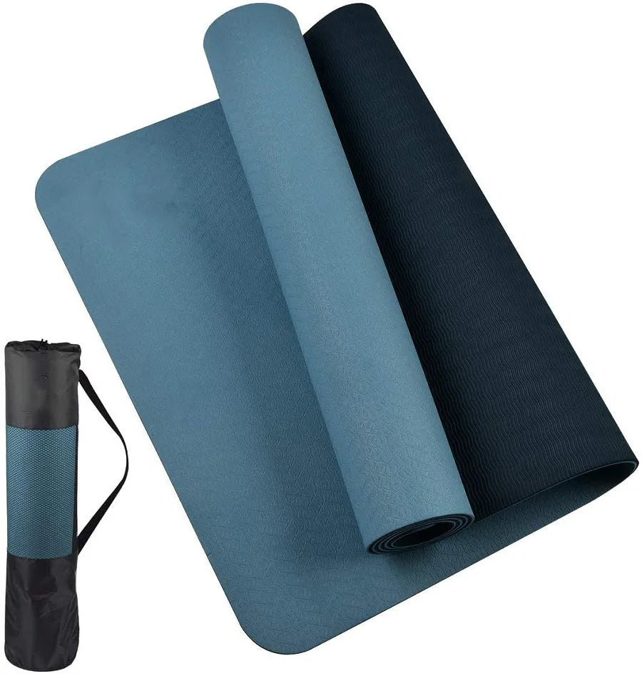 Custom Printed Yoga Mats Eco Friendly Gym Matting Instructional Non Slip TPE Yoga Mat Non Slip