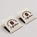 Best Selling Woven Label Fabric Clothing Size Tag Custom Design Low MOQ Factory Direct From China