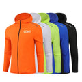 Custom Mens Outdoor Sports Running Quick Dry Coats Gym Portable Lightweight Breathable Wind Reflective Waterproof Jacket for Men