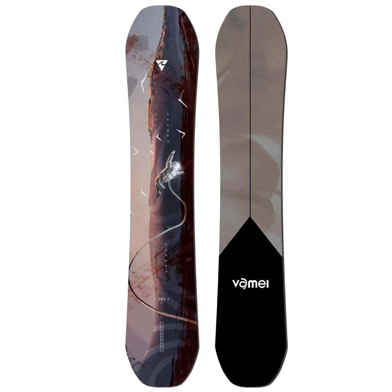 New Design Wood Core Board Snowboard Wholesale  Rocker and Hybrid Camber Snowboard With Bindings