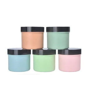 Empty 150g Cosmetic Cream Jar Frosted PP Plastic Facial Mask Mudpack Body Scrub Skincare Packaging Containers Pots