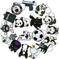 PVC Keychain Black Anime Cartoon Character Key Chain Keyring Wholesale Custom Logo Rubber  Key Accessories Fit Men Boys Gifts