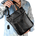Andong Leather Shoulder Bag for Men Genuine Cow Leather Crossbody Bag Large Capacity Bag Business Handbags Vintage 6087