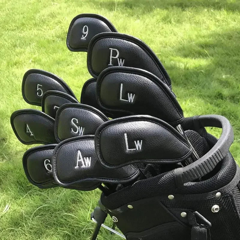 Wholesale New Design Custom PU Leather Golf Club Headcover Waterproof Golf Accessories Embroidery Logo Popular Golf Club Covers