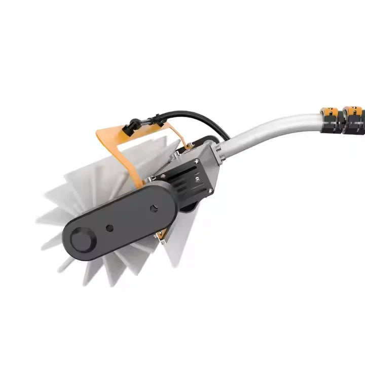 Zhenda 7.5 Meter Extendable Pole Electric Version Solar Panel Cleaning Brush Solar Panel Cleaner Brush