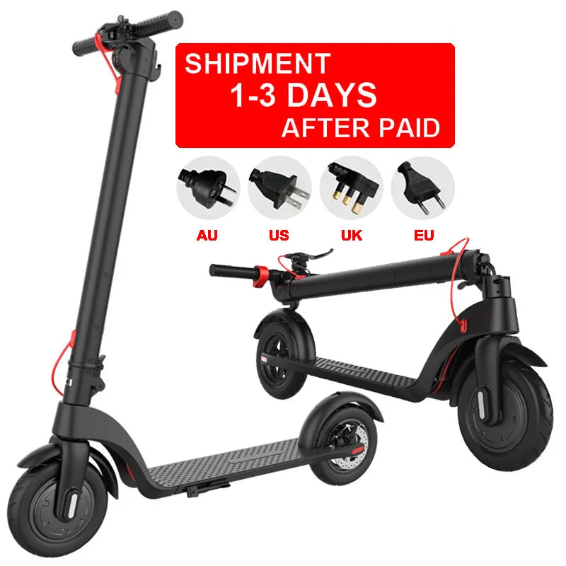 EU Warehouse HX X7 Adults Electric Scooter 8.5 Inch E Smart Kick Foot Scooter 350W 800w Replaceable Foldable Mini Scooter