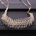 Luxury Bridal Headband New Design Handmade Rhinestone Headband Crown Wedding Hair Accessories for Women