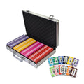 200PCS/LOT Wholesale 11-Color 29g Clay Poker Chips Square Crown Texas Hold'em Poker Chips for Texas Hold'em Other Poker Games