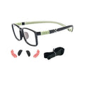 Sheralor Fast Delivery Kids' TR90 Rectangle Eyeglasses Frame Customizable 9026 Sport Glasses with Strap 5 Colors for Optical Use
