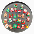 Christmas Cute Santa Snowman Wreath Flatback Resin Cabochon Scrapbooking Crafts for Phone Decoration Accessories
