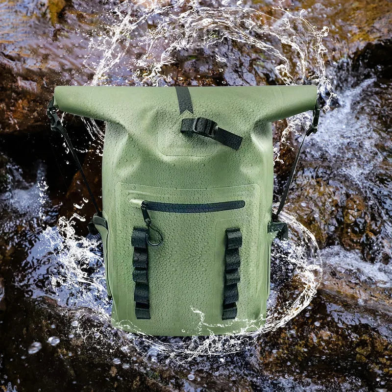 Wholesale 30L TPU Waterproof Swimming Camping Hiking Backpack Dry Bag Sack Roll-Top Closure Waterproof Backpack