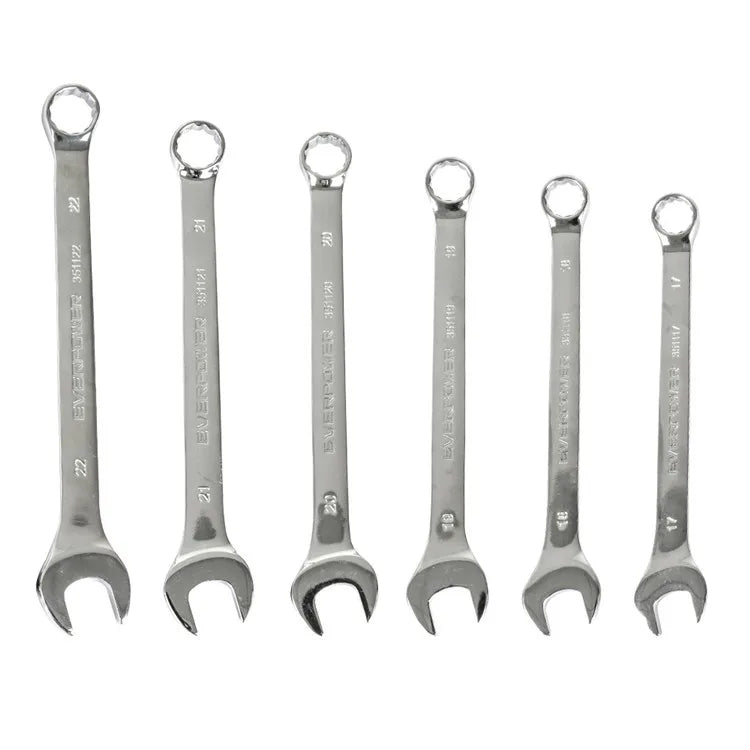 5.5-22mm Combination Wrench Set Double Open End Wrench with Hexagon Spanner for Nuts Repair Tools