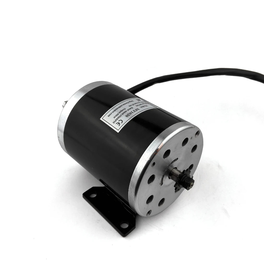 24V36V48V 500W Electric Scooter Replacement Motor With Foot Bracket and 11 Tooth 25H Gear or T8F Gear