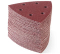 DE Warehouse 24H Shipping 60PCS 93mm Delta Triangle Sanding Sheets 40-240 Grit Mixed 6-Hole Dust-Free Hook & Loop Sander Pads