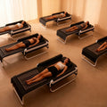 Pop Relax Ce Rohs Korea Massage Table Roller Thermal Stone Master V3 Electric Therapy Bed Far Infrared Mats Massage Jade Spa Bed