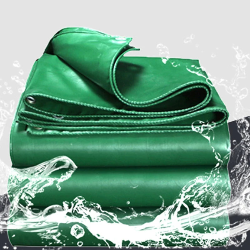 PVC Tarpaulins Waterproof Heavy Duty Tent Cover Blue White Truck PVC Tarpaulin for Outdoor Facilities Boat Covering