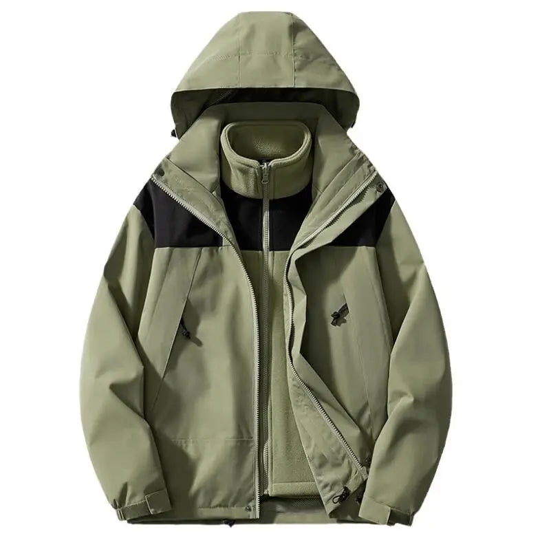 Outdoor Mountain Spring Autumn  Breathable Men's Sports Jacket Casual Windproof Waterproof Jacket for Hiking Climbing