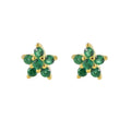 Joolim 925 Sterling Silver CZ Snow Flake Stud Earring 925 Silver Earring Dainty Jewelry