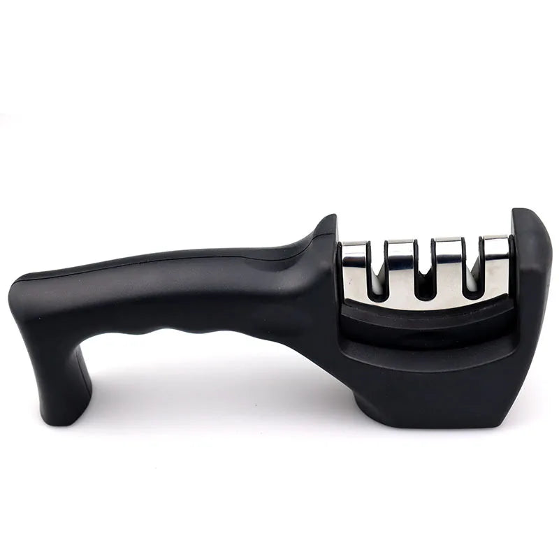 Fixed-Angle Grindstone Three-stage Professional Manual Sharpener for Sharpening Kitchen Knives