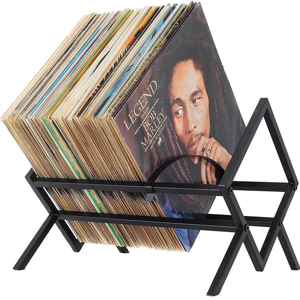 Welding Metal Simple Quick Assembling Vinyl Record Jewelry Storage Rack Album Display Holder Stand CNLF