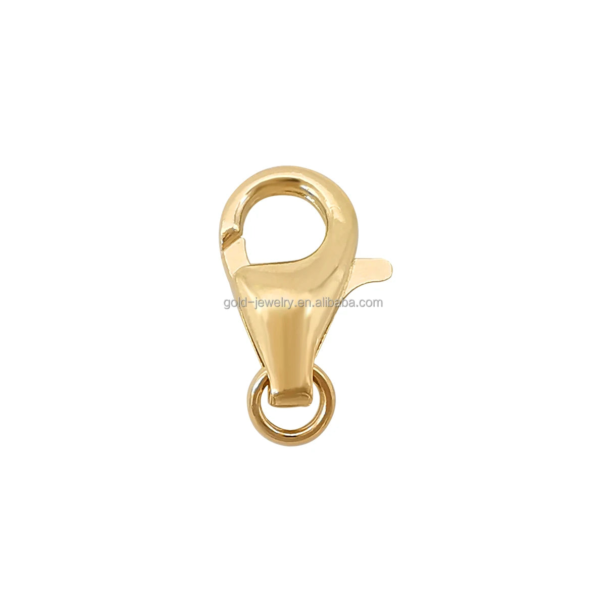 Gold Jewelry Accessory 14k AU585 Real Yellow Gold Lobster Clasp Necklace Bracelet Accessory Wholesale