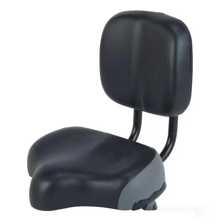 Electric Tricycle with Backrest Saddle Black Comfortable Bike  Back Seat Adjustable Height