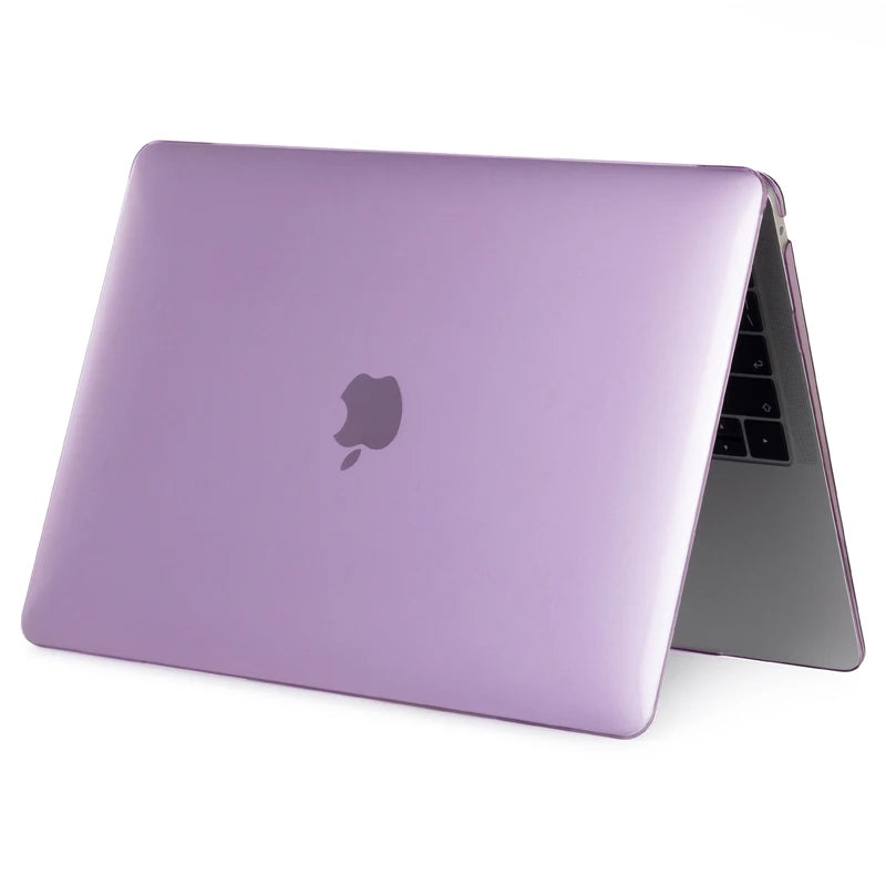 Multicolor PC Simple Eco-friendly Anti-Theft Logo Cut Out Hard Shell Case for MacBook Pro 13 Inch & MacBook Air 2024