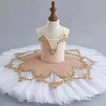 Children's Ballet Dance Dress Girls' Pettiskirt Sequined Mesh Skirt Princess Dress Stage Costume Toddler Dancing Dress Girls'