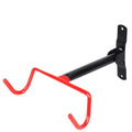 Bicycle Parking Rack Storage Bike Hanger Foldable Slat Wall Steel Powder Coated Black 36kg Load Capacity 27x38cm