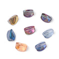 2025 Crystal Wholesale Glass Twist Crystal  Loose Bead Diy Accessories Crystal Top Hole Water Drop Beads