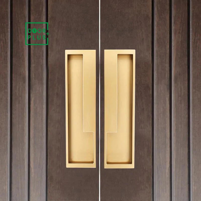 Doorplus Sliding Folding Door Handle Embedded Wooden Sliding  Barn Door Handle