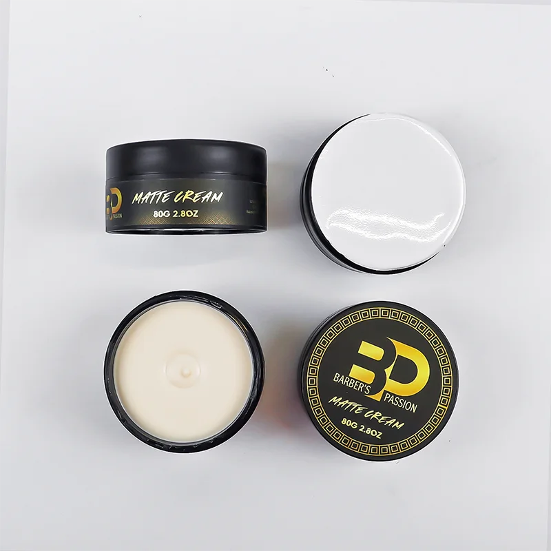 Private Label Without Animal Testing Silky Texture Strong Hold Best Men Hair Matte Clay Matte Cream